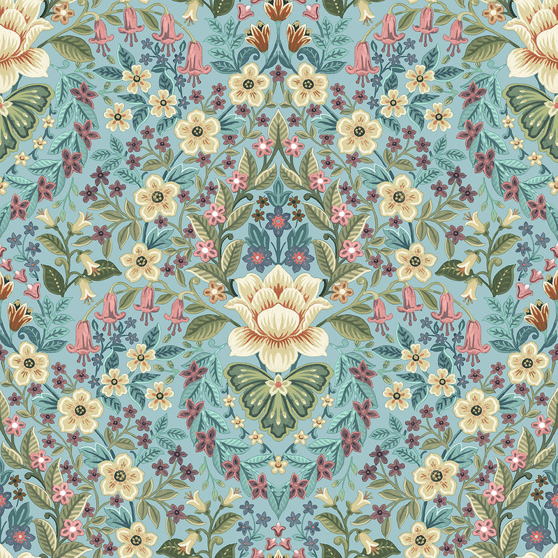 18518 Floral Damask Into The Wild Wallpaper by Galerie