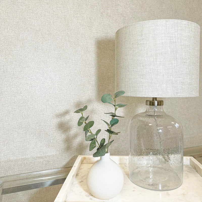 1851 Textured Glitter Ivory wallpaper by Belgravia