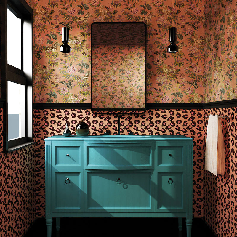 18538 Leopard Print Into The Wild Wallpaper by Galerie