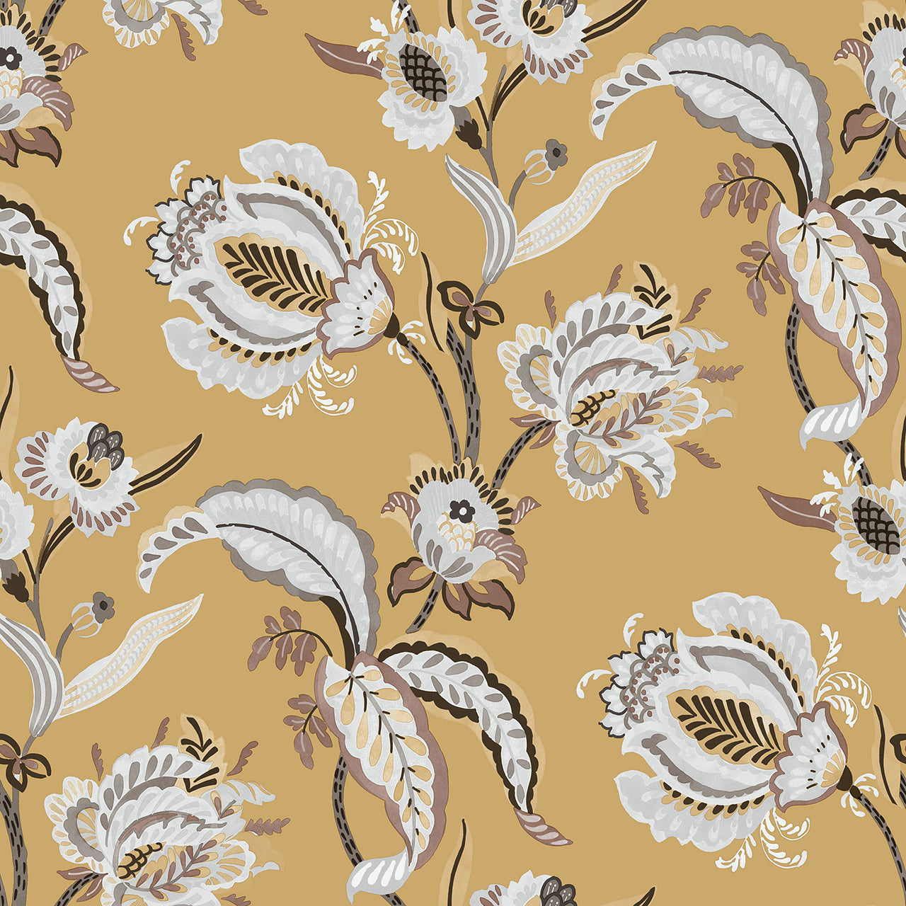 18552 Abstract Floral Into The Wild Wallpaper by Galerie