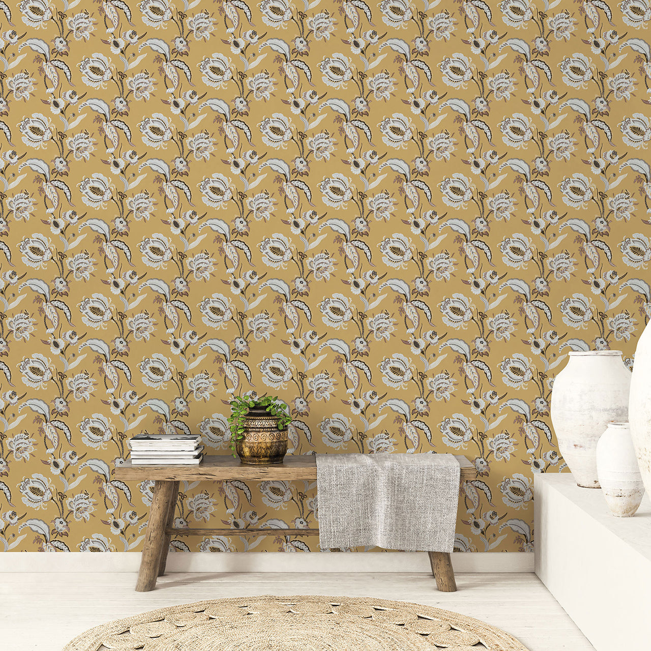 18552 Abstract Floral Into The Wild Wallpaper by Galerie