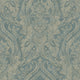Textured Damask Teal Wallpaper by Grandeco