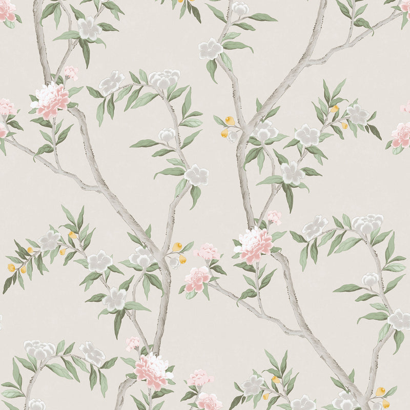 1900-5 Chinoiserie Spring Blossom Wallpaper By Galerie