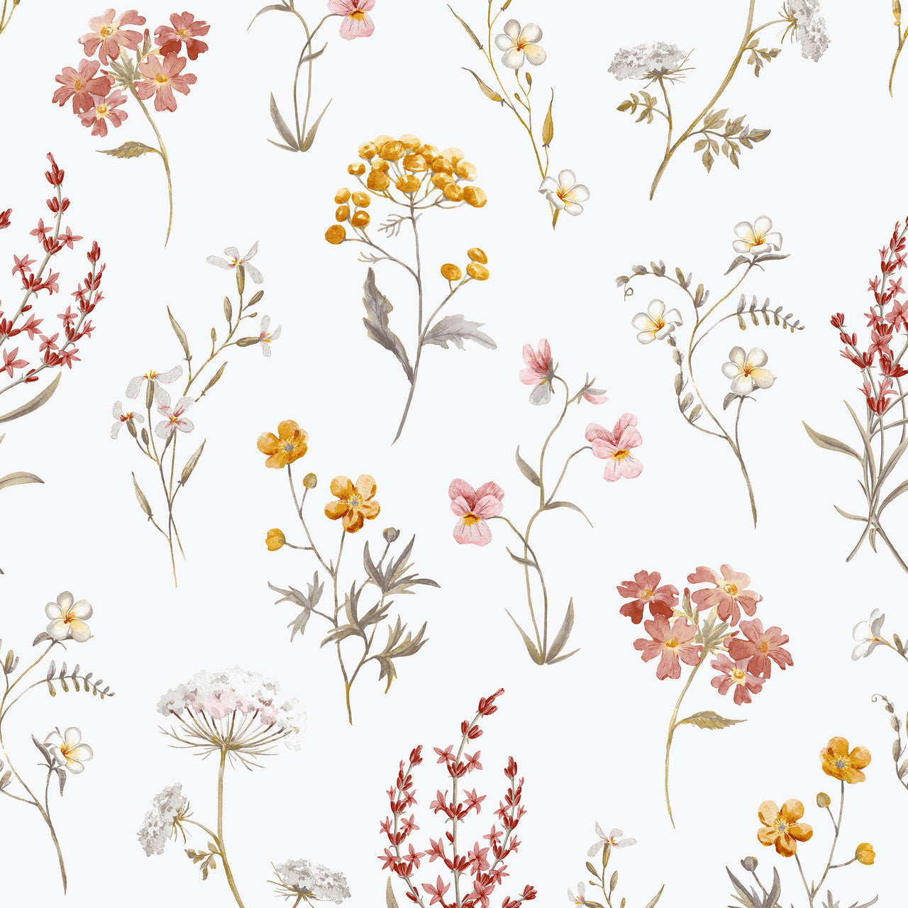 1901-3 Botanical Spring Blossom Wallpaper By Galerie