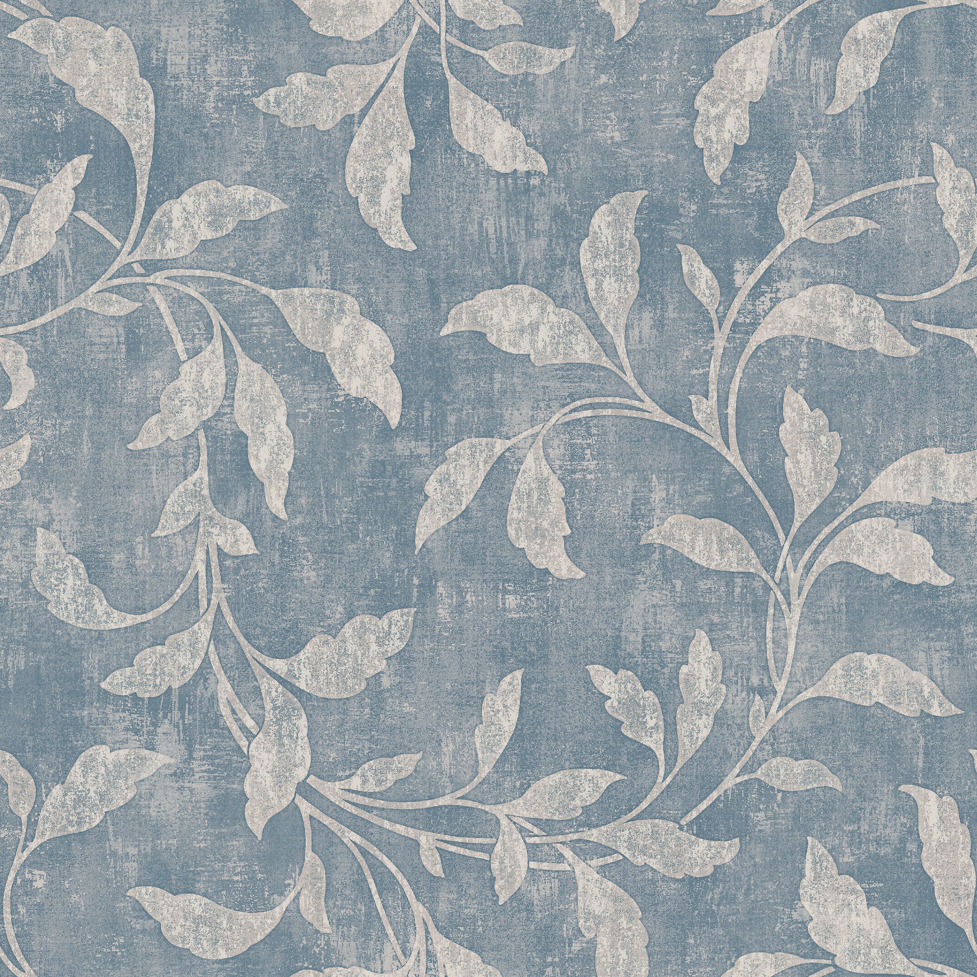 1904 Rosewood Night Dark Blue Dreamy Escape Wallpaper by Boråstapeter