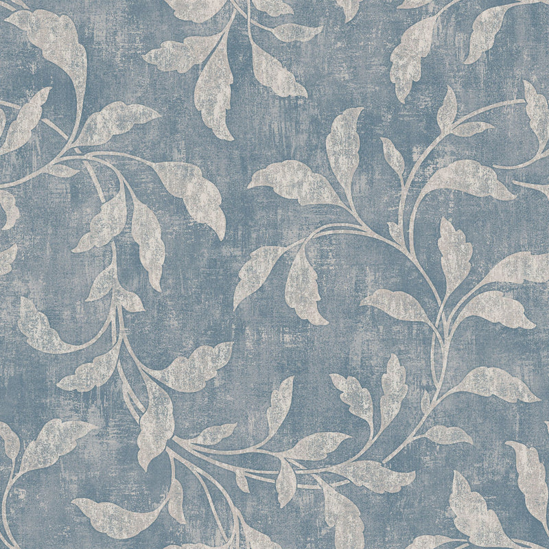 1904 Rosewood Night Dark Blue Dreamy Escape Wallpaper by Boråstapeter