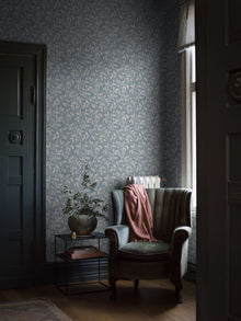1904 Rosewood Night Dark Blue Dreamy Escape Wallpaper by Boråstapeter