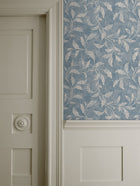 1904 Rosewood Night Dark Blue Dreamy Escape Wallpaper by Boråstapeter