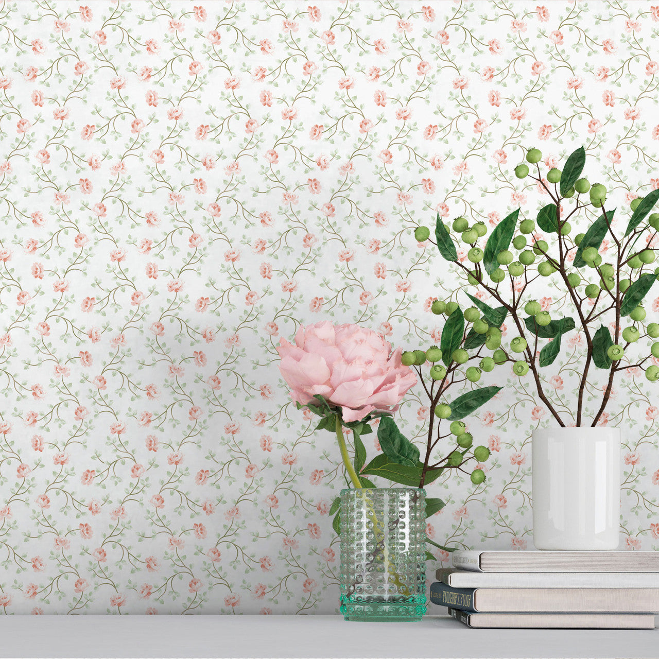 1905-1 Petit Flowers Spring Blossom Wallpaper By Galerie