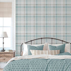1906-1 Plaid Spring Blossom Wallpaper By Galerie