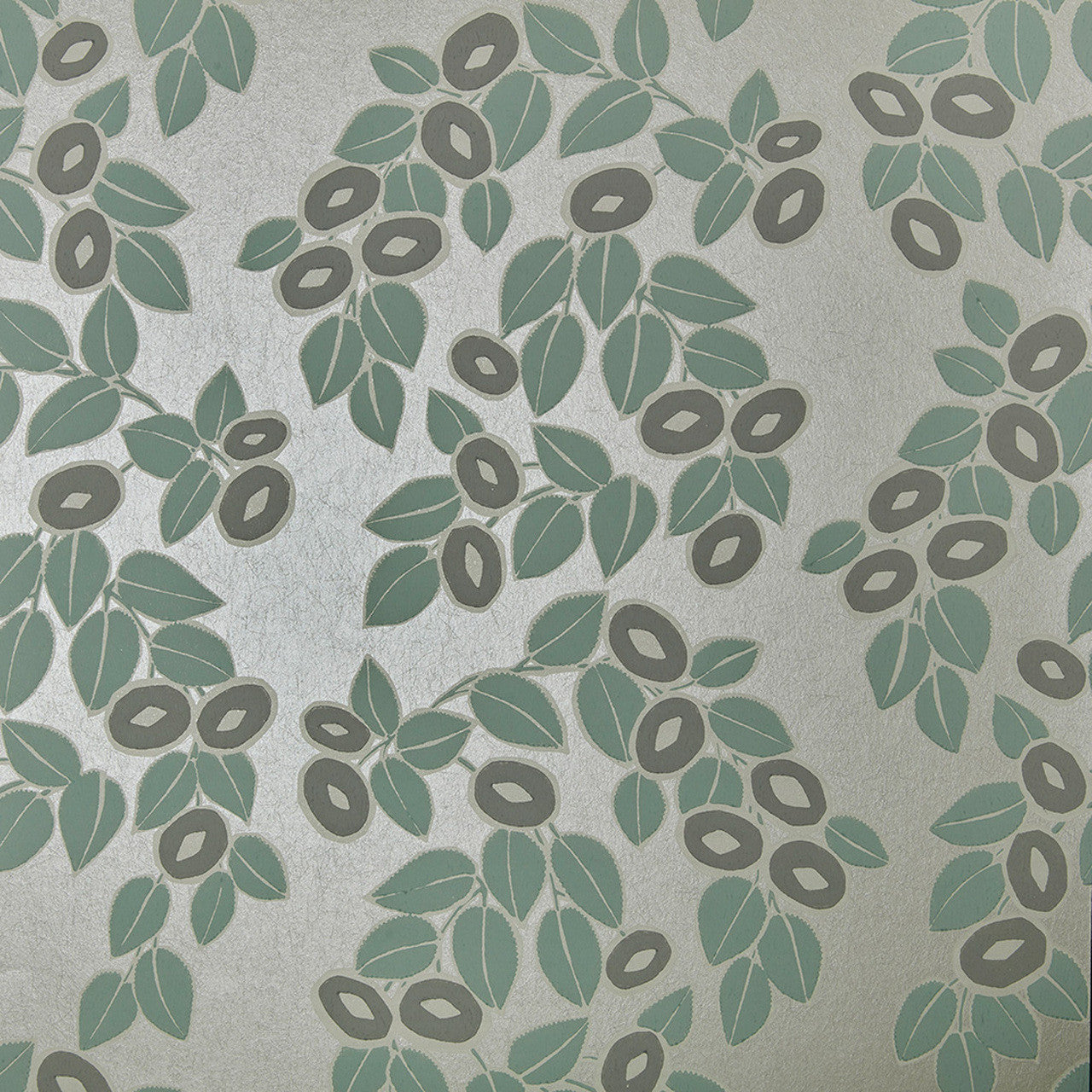 1907-136-04 Rosetta Neo Mint Elodie Wallpaper by 1838 Wallcoverings