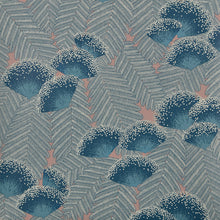 1907-138-01 Clarice Soft Blue Elodie Wallpaper by 1838 Wallcoverings