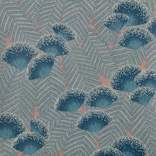 1907-138-01 Clarice Soft Blue Elodie Wallpaper by 1838 Wallcoverings
