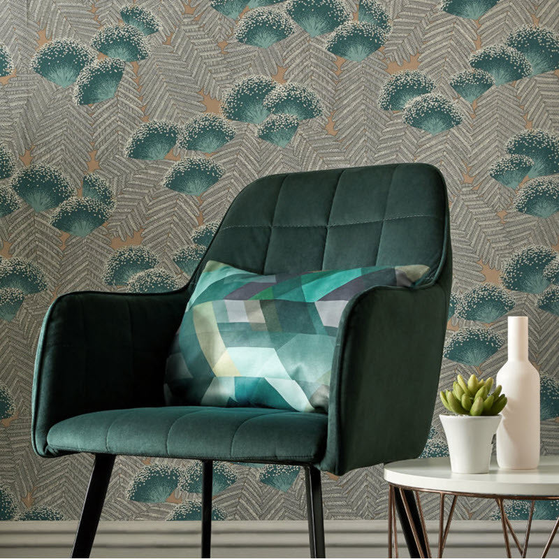 1907-138-02 Clarice Elodie Wallpaper by 1838 Wallcoverings