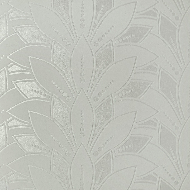 1907-139-02 Astoria Ivory Elodie Wallpaper by 1838 Wallcoverings