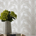 1907-139-04 Astoria Pearl Elodie Wallpaper by 1838 Wallcoverings