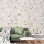 1911-2 Chinoiserie Mural Spring Blossom Wallpaper By Galerie