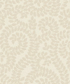 1925 Valentino Cream Leaf Wallpaper by Belgravia Zambaiti Parati