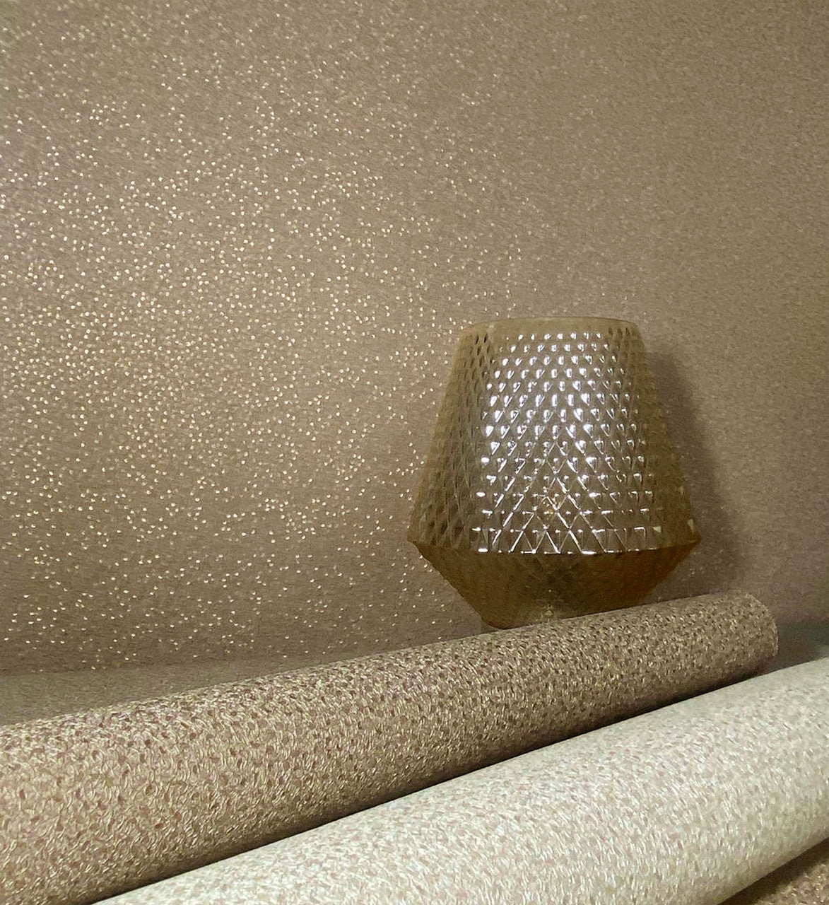 GB 1931 Valentino Texture Gold Wallpaper by Belgravia