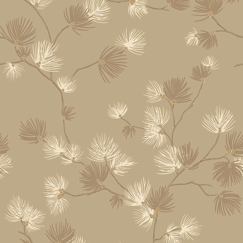 GB 1933 Valentino Pine Trail Champagne Wallpaper by Belgravia