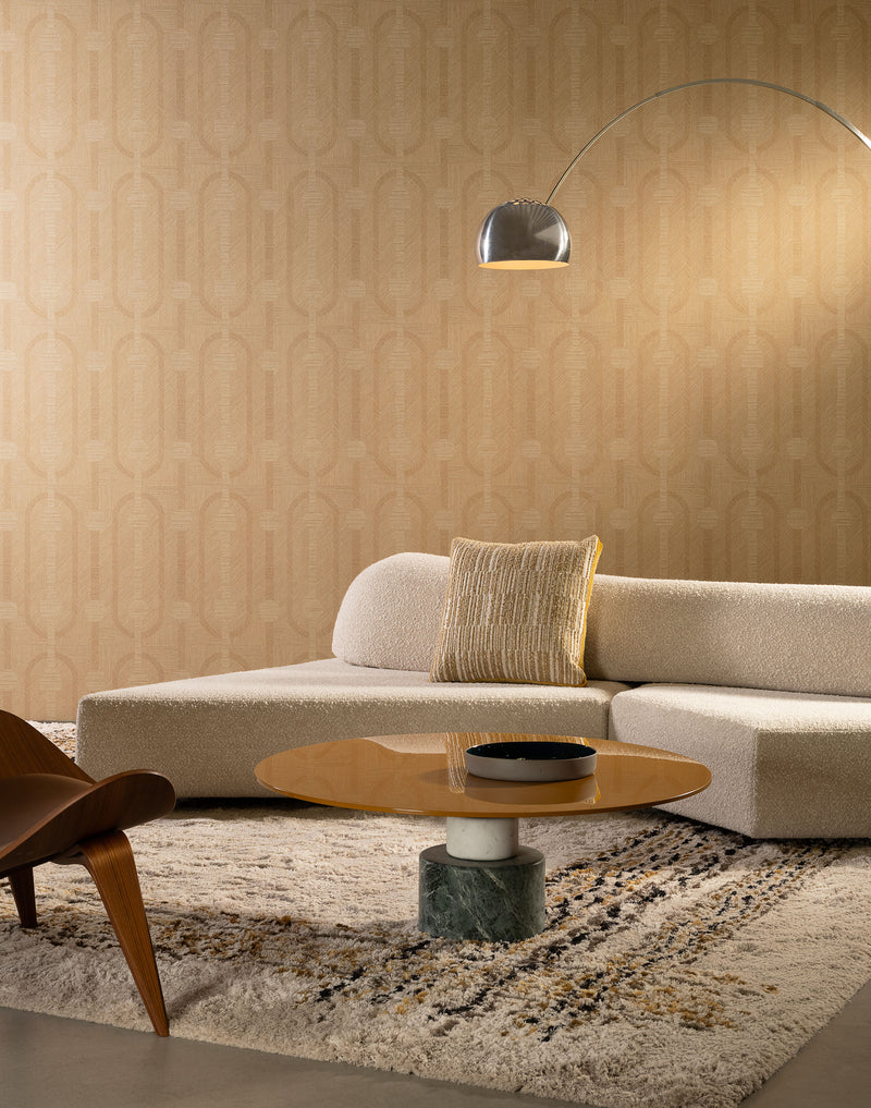 19410 Amulet Safari Tan Essentials Luxor Wallpaper by Arte