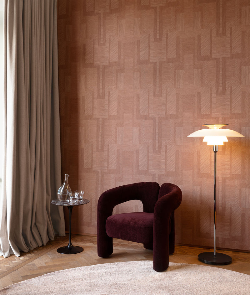 19423 Gizeh Burgundy Essentials Luxor Wallpaper by Arte