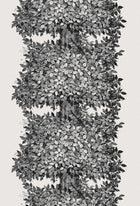 1950 Viola Gråsten Hassel Black & White Mural by Boråstapeter