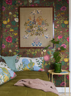 1954 Gocken Jobs Sommar Multi and Brown Mural by Boråstapeter