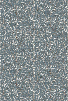 1957 Viola Gråsten Korgpil Blue Mural by Boråstapeter