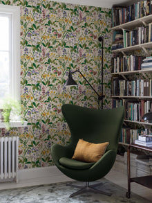 1962 Gocken Jobs Ros och Lilja Multi Wallpaper by Boråstapeter