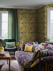 1963 Gocken Jobs Ros och Lilja Multi and Yellow Wallpaper by Boråstape
