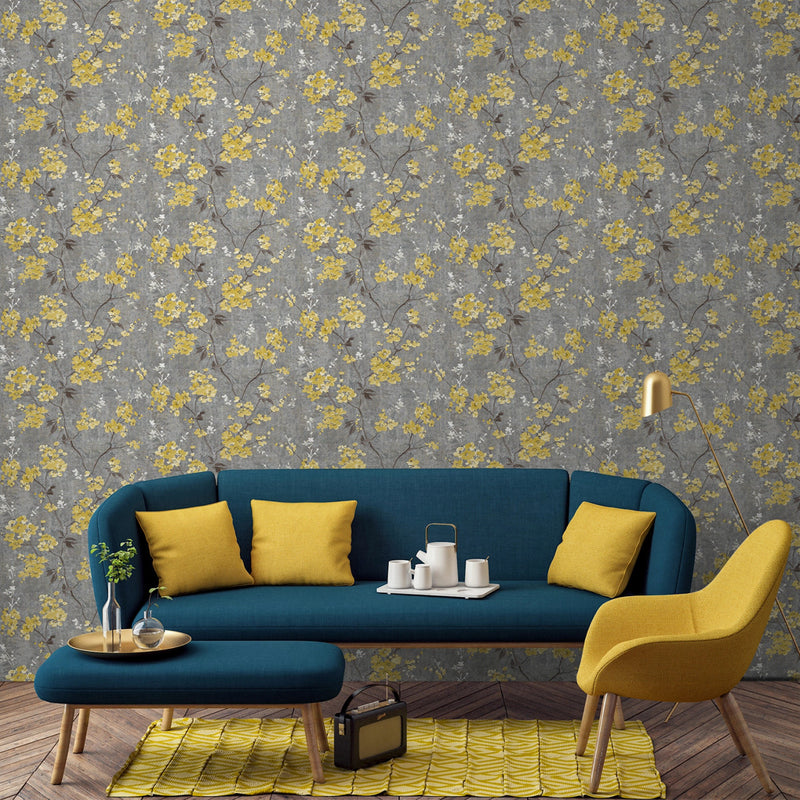 196401 Anethe Blossom Paul Moneypenny Wallpaper by Grandeco