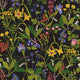 Gocken Jobs Ros och Lilja Multi and Black Scandinavian Designers III Wallpaper by Boråstapeter
