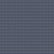 1965 Alvar Aalto M.I.T Blue and Grey Wallpaper by Boråstapeter