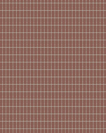 1969 Alvar Aalto M.I.T Red and Grey Wallpaper by Boråstapeter