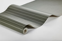 1970 Alvar Aalto M.I.T Green and Grey Wallpaper by Boråstapeter
