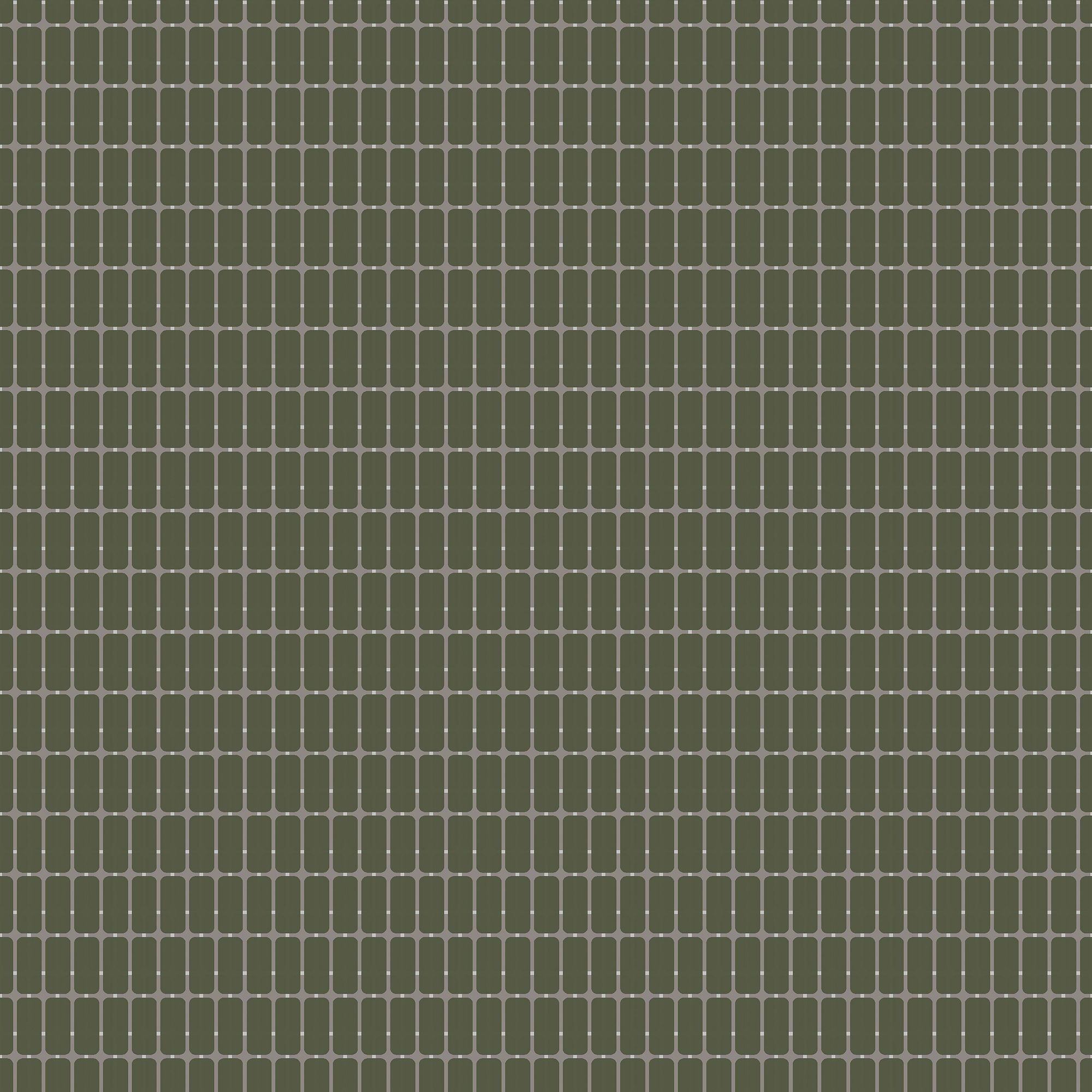 1970 Alvar Aalto M.I.T Green and Grey Wallpaper by Boråstapeter