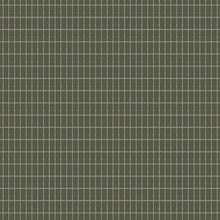 1970 Alvar Aalto M.I.T Green and Grey Wallpaper by Boråstapeter