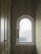 1971 Stig Lindberg Fruktlåda Green Wallpaper by Boråstapeter