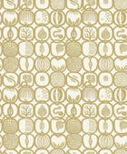 1972 Stig Lindberg Fruktlåda Yellow Wallpaper by Boråstapeter