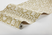 1972 Stig Lindberg Fruktlåda Yellow Wallpaper by Boråstapeter