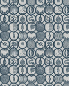 1973 Stig Lindberg Fruktlåda Blue Wallpaper by Boråstapeter