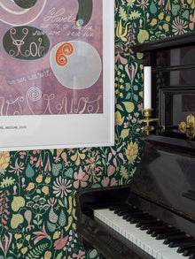 1976 Stig Lindberg Herbarium Multi Wallpaper by Boråstapeter
