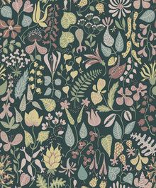 1976 Stig Lindberg Herbarium Multi Wallpaper by Boråstapeter