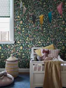 1976 Stig Lindberg Herbarium Multi Wallpaper by Boråstapeter
