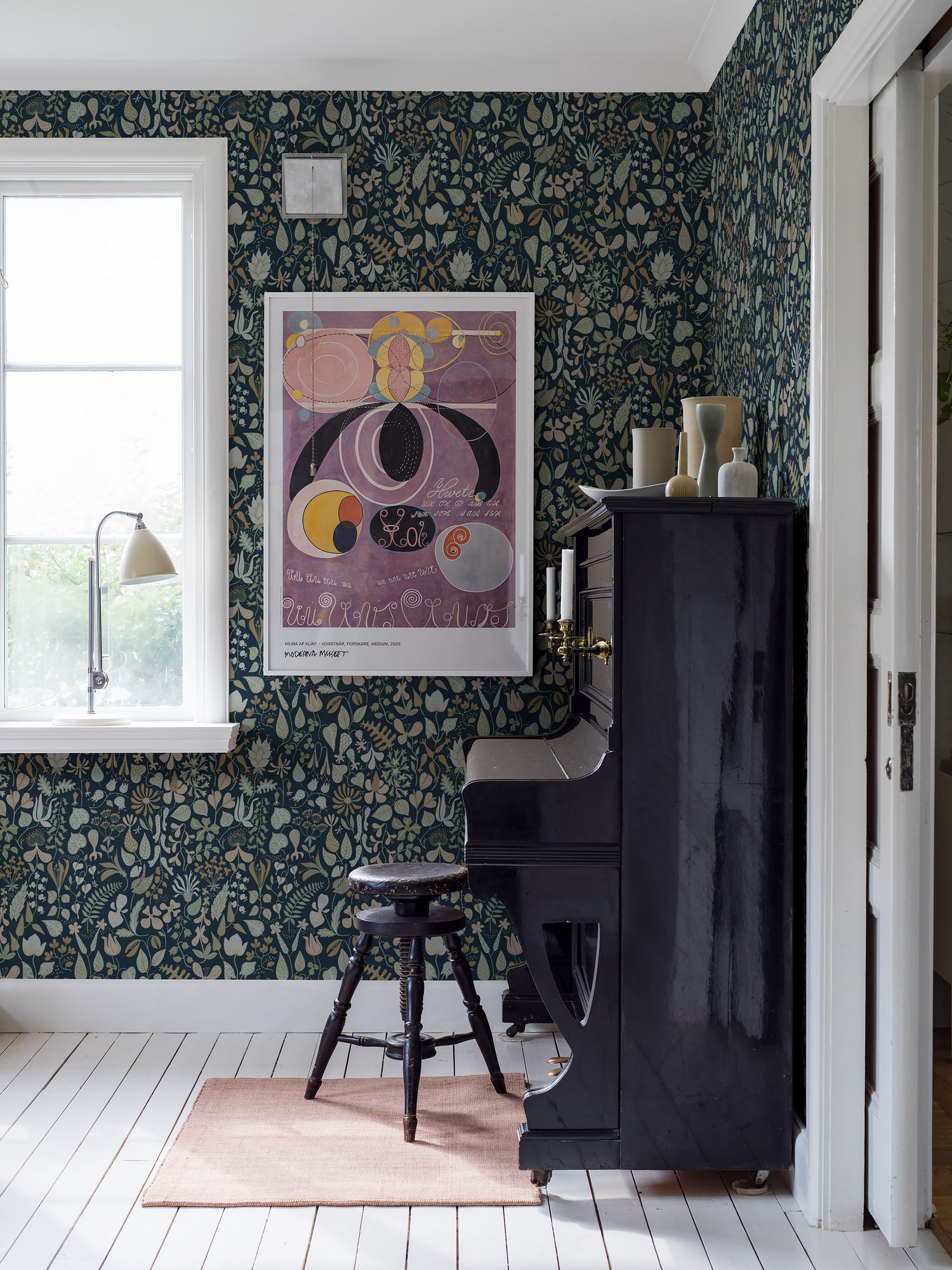 1977 Stig Lindberg Herbarium Multi Wallpaper by Boråstapeter