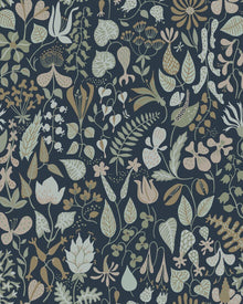 1977 Stig Lindberg Herbarium Multi Wallpaper by Boråstapeter