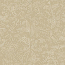 1979 Stig Lindberg Grazia Yellow and Beige Wallpaper by Boråstapeter