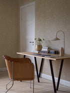 1979 Stig Lindberg Grazia Yellow and Beige Wallpaper by Boråstapeter