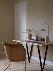 1979 Stig Lindberg Grazia Yellow and Beige Wallpaper by Boråstapeter